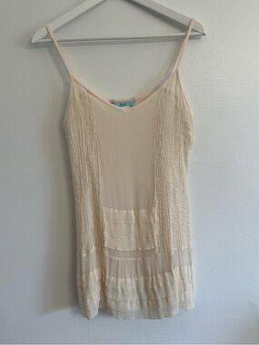 Marciano Cream V-Neck Slip